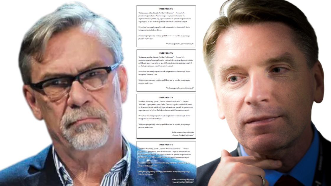 Lis i Żakowski kontra Sakiewicz. Tak przeprasza 