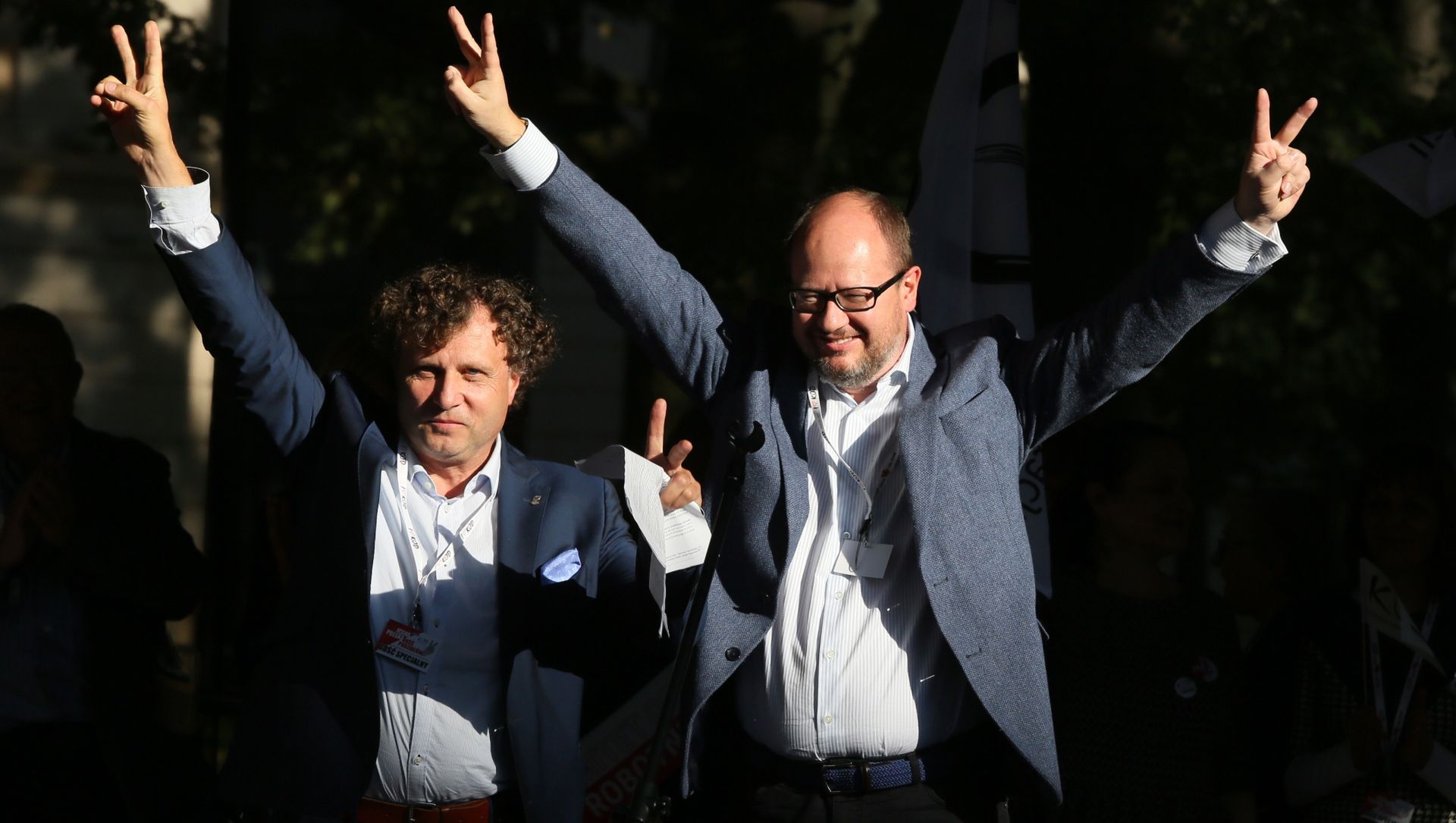 Jacek Karnowski i śp. Paweł Adamowicz