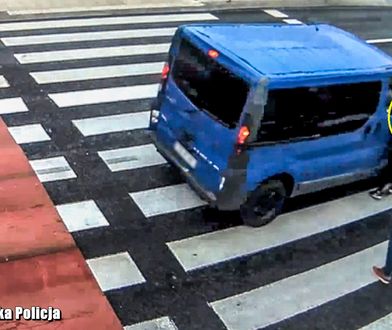Potrącił chłopca na pasach. Zobacz nagranie z monitoringu