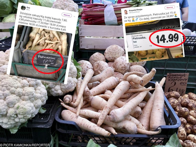 Emocje wokół cen warzyw, zwłaszcza pietruszki