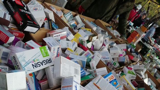 Leki do kupienia na warszawskim bazarze