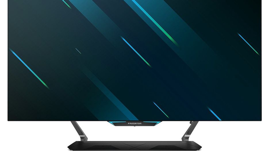 55-calowy monitor przeznaczony dla graczy konsolowych