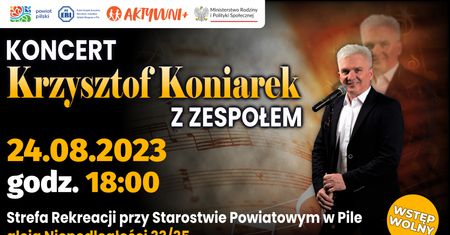 Bezpłatny koncert Krzysztofa Koniarka
