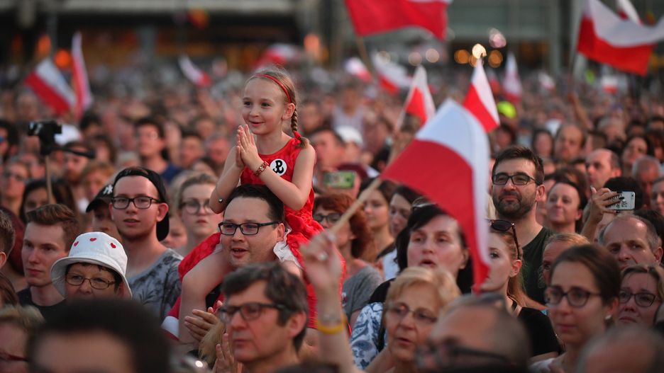 "Warszawiacy śpiewają (nie)zakazane piosenki" - kiedy i gdzie rozpocznie się koncert? Zdj. Plac Piłsudskiego w Warszawie (1.07.2018 r.)