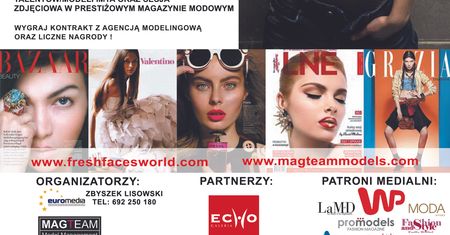 Weź udział we FRESH FACES WORLD 2018!