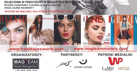 Castingi czwartej edycji Fresh Faces World 2018 ruszają!