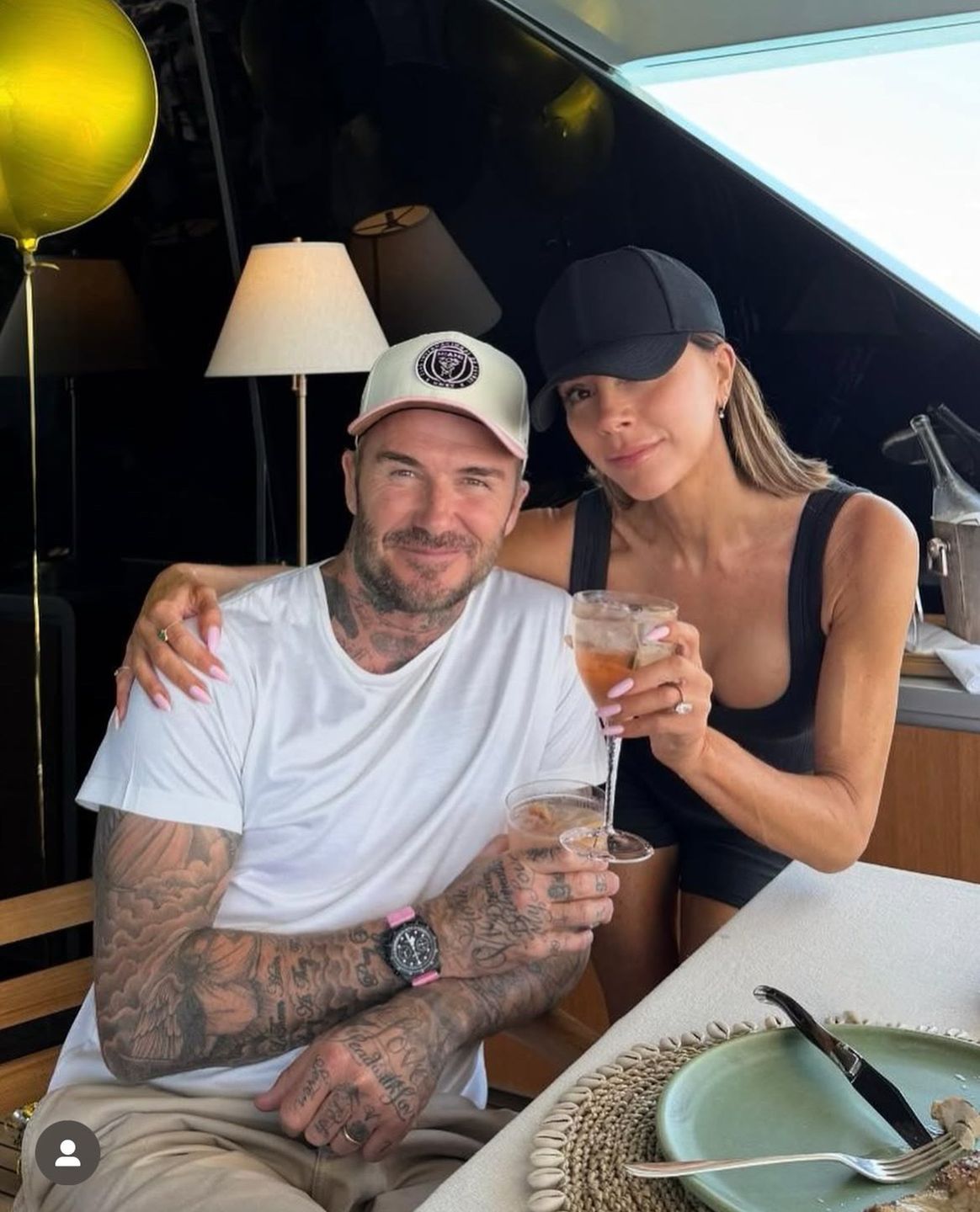 Victoria i David Beckhamowie