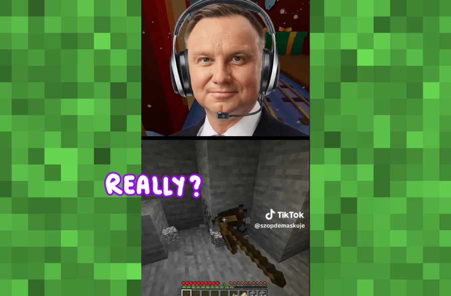 TikToker wygerował głosy polityków grających w "Minecraft"