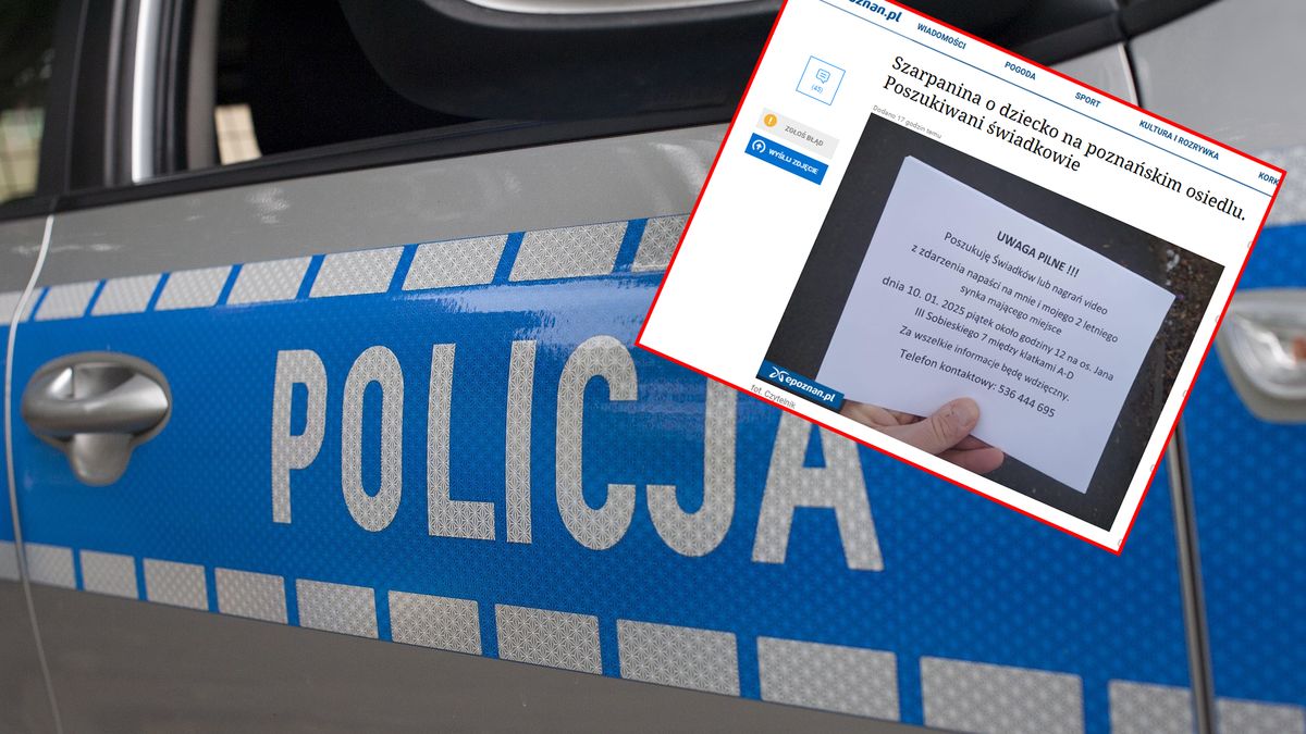 Awantura w Poznaniu. Poszło o dziecko