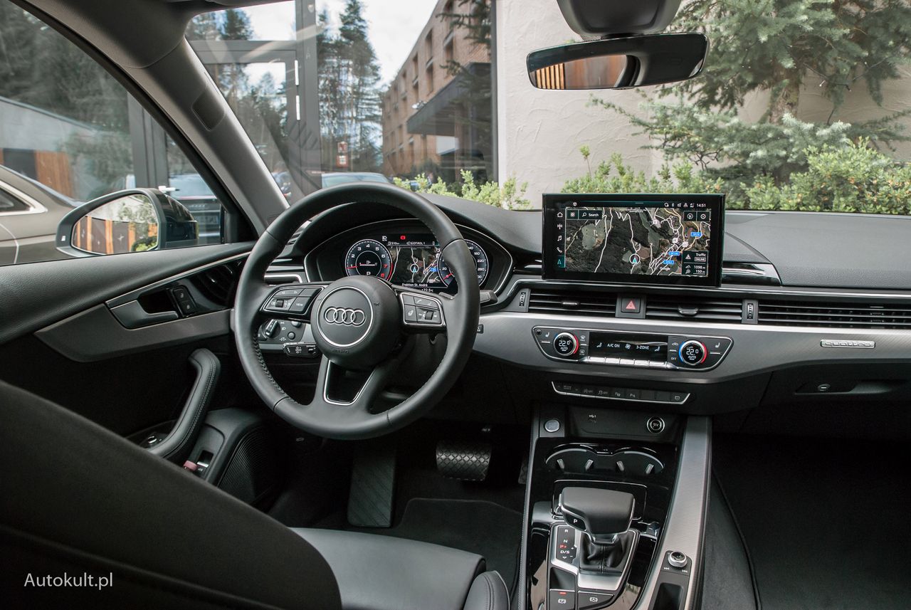 Audi A4 po liftingu - wnętrze