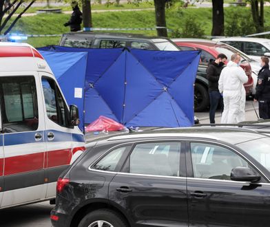Strzały na Gocławiu. Akcja policji przy pralni chemicznej (ZDJĘCIA)