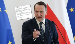 Szef MSZ Iranu dodał wpis po polsku. Stanowcza reakcja Sikorskiego