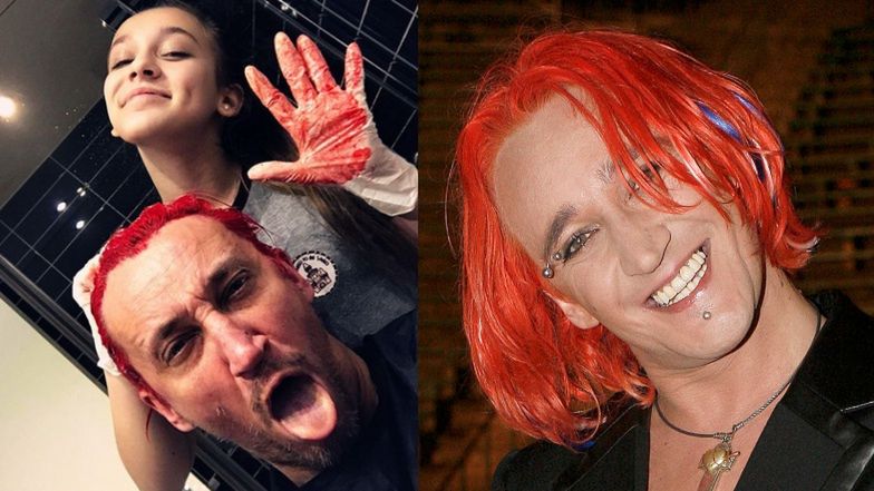 Michał Wiśniewski zdradza, jak farbuje włosy na czerwono