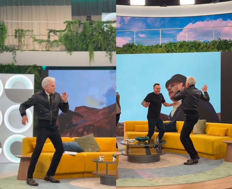 Hubert Urbański "tańczy" w śniadaniówce