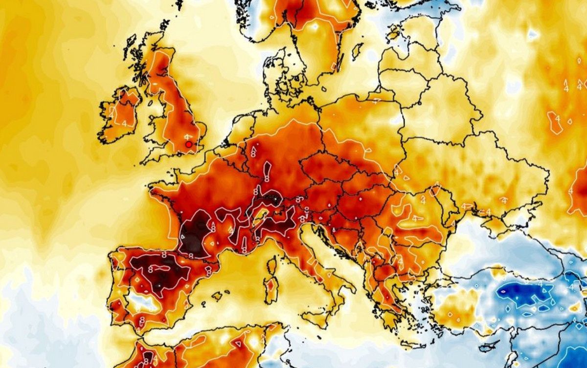 Pogoda. Upalne powietrze w Polsce