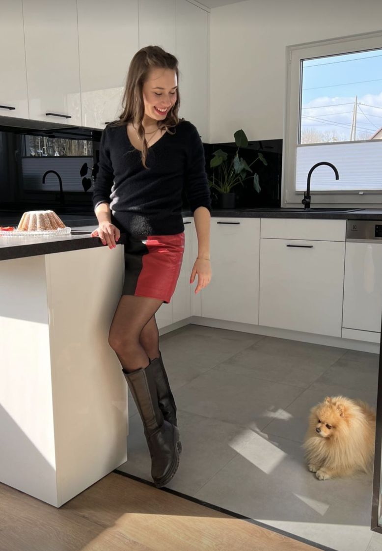Marcela Ziętek w kuchni