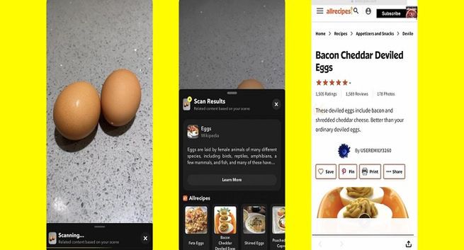 Snapchat pomoże w gotowaniu posiłków. W aplikacji pojawi się funkcja skanowania artykułów spożywczych