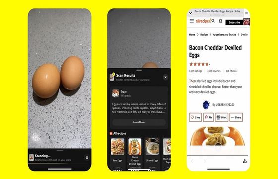 Snapchat pomoże w gotowaniu posiłków. W aplikacji pojawi się funkcja skanowania artykułów spożywczych
