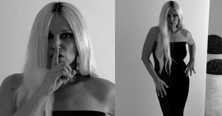 Joanna Liszowska wije się na nagraniu w przebraniu na Donatellę Versace. Fani oczarowani: "PETARDA"