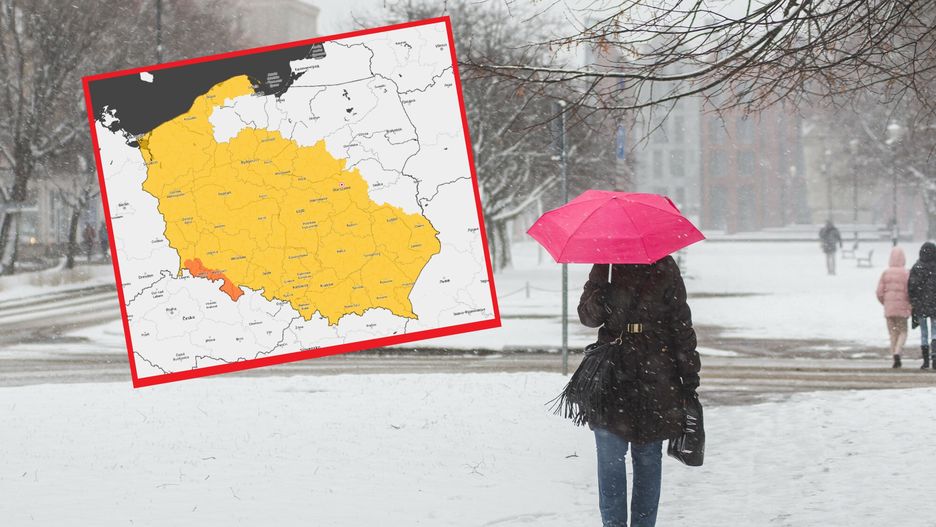 Alerty RCB dla 11 województw. Na południu zawieje śnieżne
