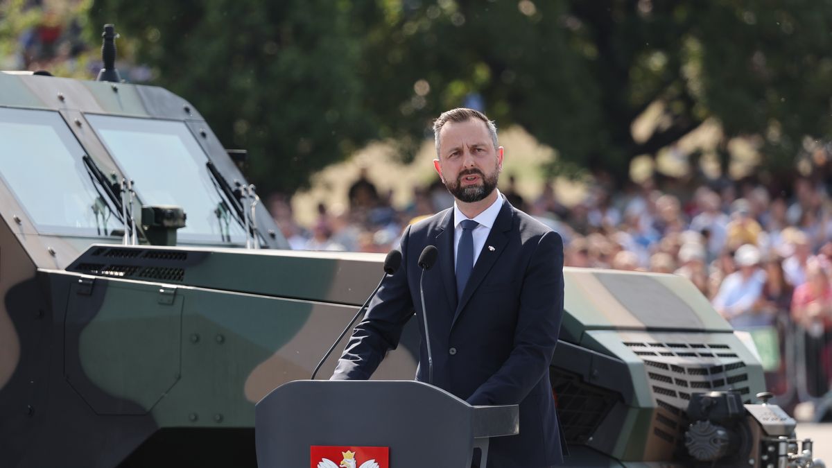 Polish Minister of National Defence Wladyslaw Kosiniak-Kamysz during Armed Forces Day parade in Warsaw, Poland on August 15, 2024. (Photo by Jakub Porzycki/NurPhoto via Getty Images)