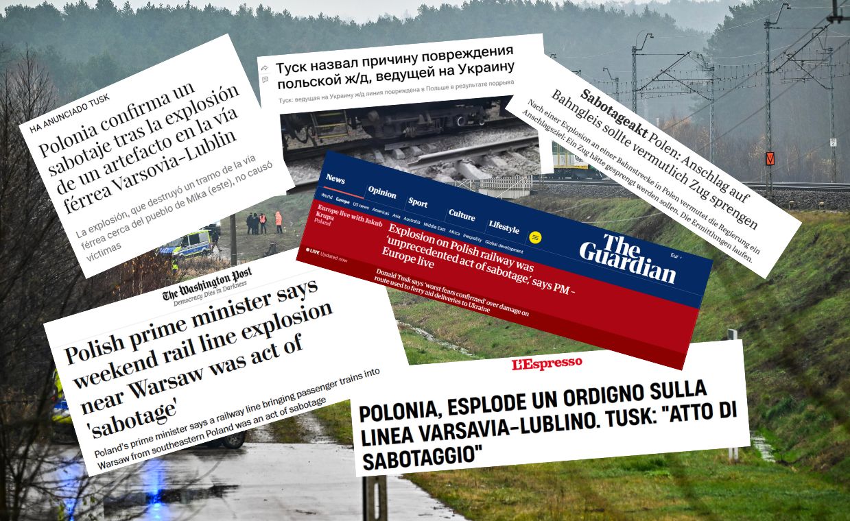 "Sabotage". Świat reaguje na wydarzenia w Polsce