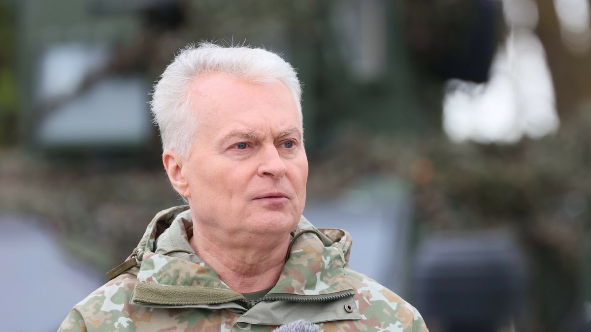 Prezydent Litwy Gitanas Nauseda
