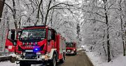Lubelskie: Strażacy interweniują po intensywnych opadach śniegu