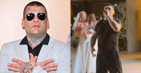 Popek wparował na wesele i chwycił za mikrofon. Internauci: "Zazdroszczę" [WIDEO]