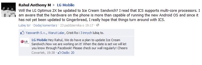 Rodziny LG Swift i Samsung Galaxy oraz HTC z nowymi wersjami Androida 2