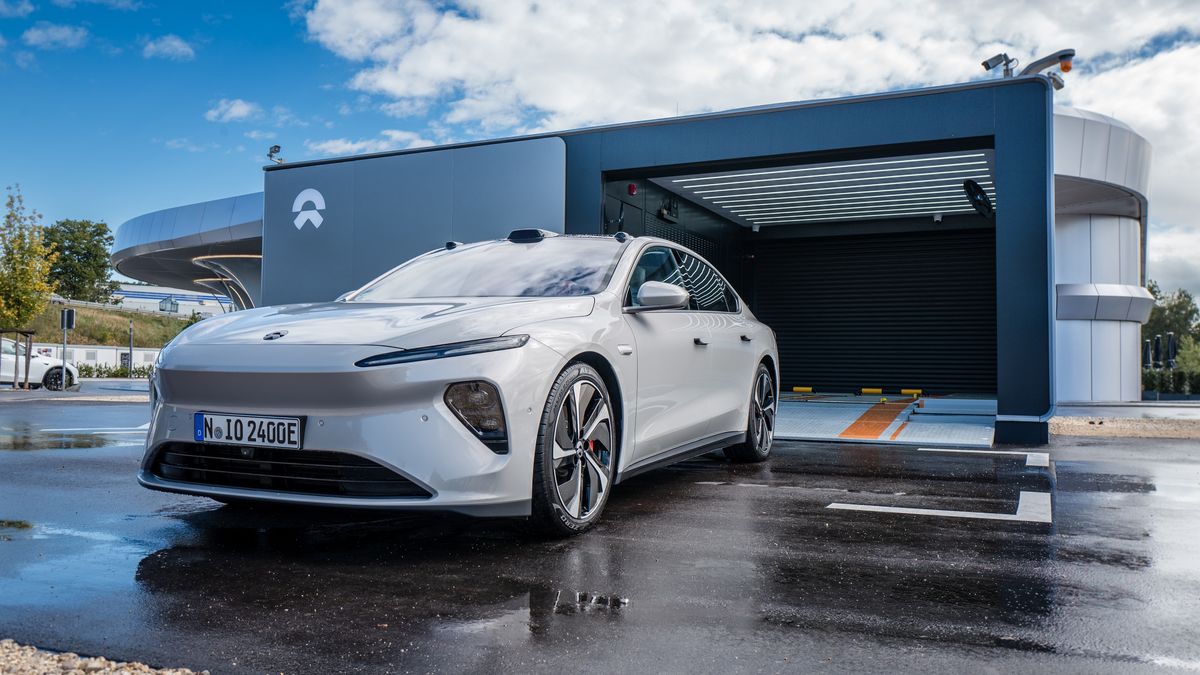 Stacja szybkiej wymiany baterii Nio