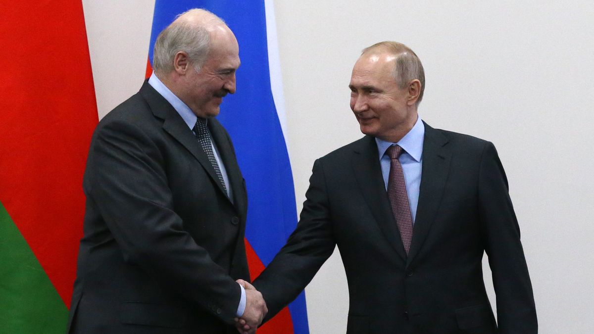 Władimir Putin i Aleksandr Łukaszenka