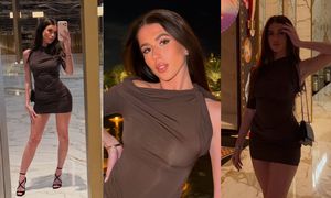 Roksana Węgiel szwenda się po Dubaju i pozuje w ZABÓJCZEJ MINI na tle ozdób Louis Vuitton. Poczuliście powiew luksusu? (ZDJĘCIA)