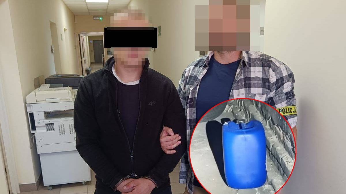 27-latek wszedł do sklepu z kanistrem i groził podpaleniem