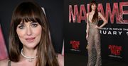 Dakota Johnson pozuje w "NAGIEJ" sukience. Aktorka olśniła na premierze filmu Marvela (ZDJĘCIA)