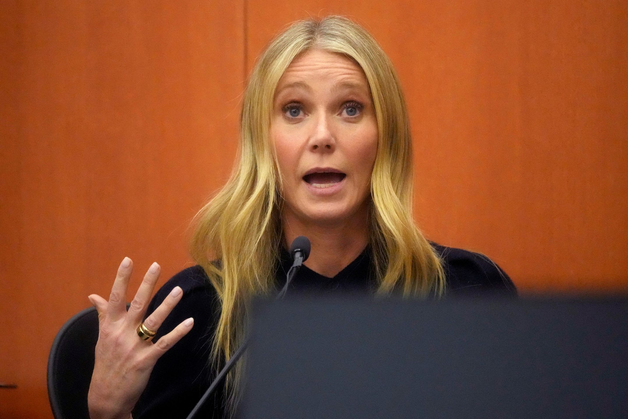 Gwyneth Paltrow na sali sądowej