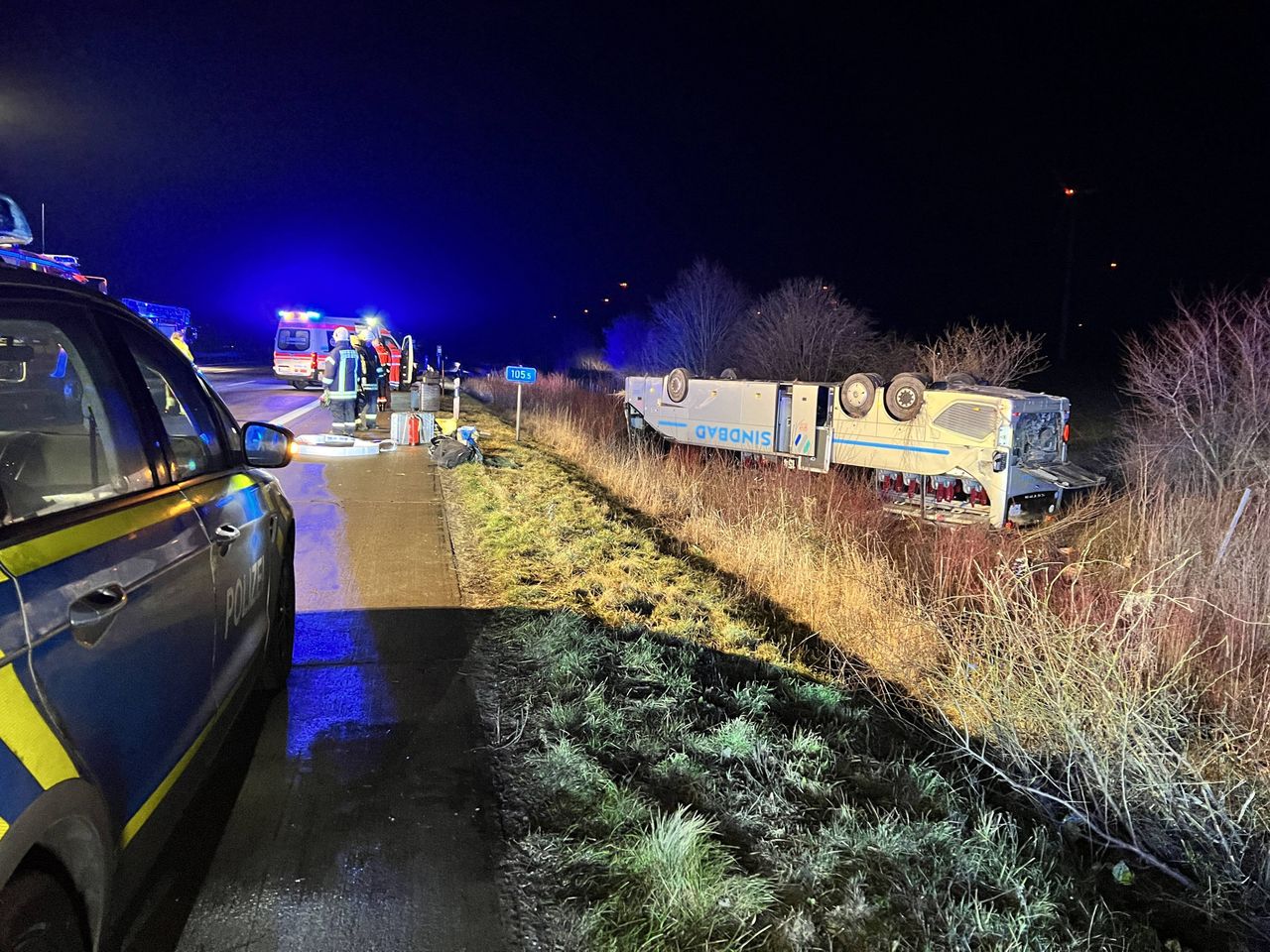 Wypadek polskiego autokaru w Niemczech. Jest wielu rannych