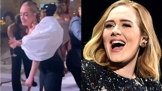 Adele TWERKUJE na weselu z nowym chłopakiem! (WIDEO)