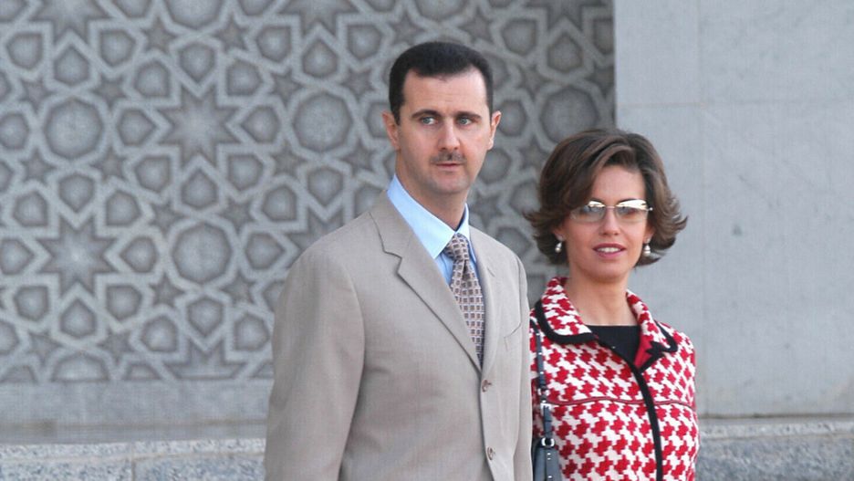 Baszar al-Asad z żoną