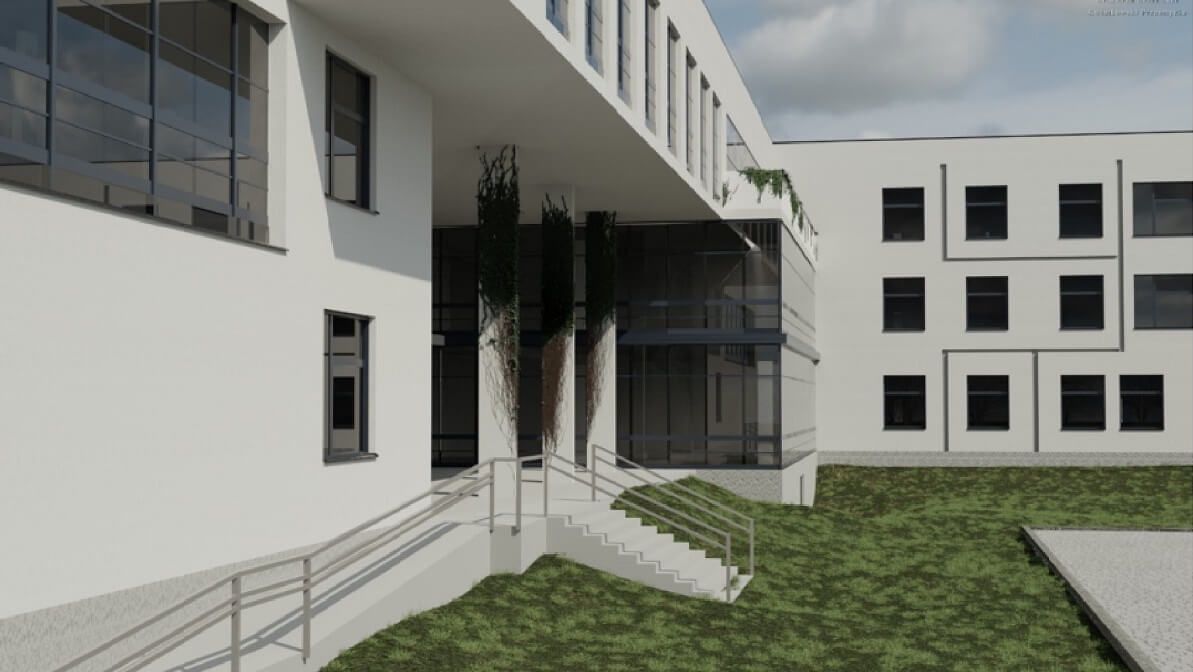 Wizualizacja nowej siedziby Szkoły Podstawowej Specjalnej nr 26 w Lublinie