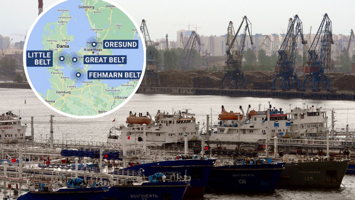 Cieśniny Duńskie mogą stać się pułapką na rosyjską flotę cienia