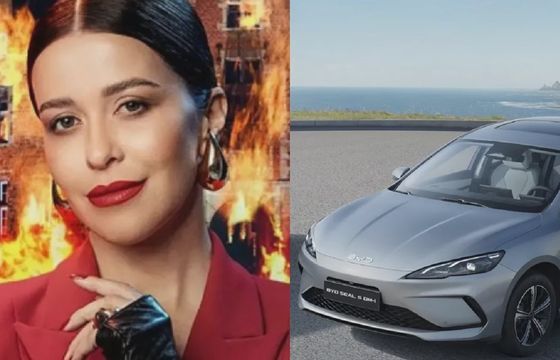 Malwina Wędzikowska w reklamie samochodów BYD