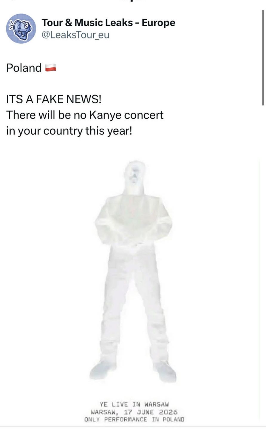 Kanye West zagra koncert w Polsce?