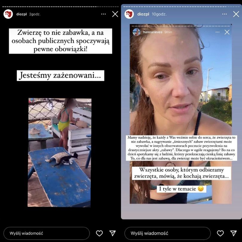 Hanna Zborowska-Neves odpowiada na zarzuty o męczenie kota