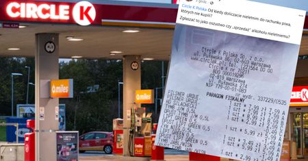 "Ekstra" piwo na paragonie w Circle K. Nieletni zapłacił o 16 zł więcej