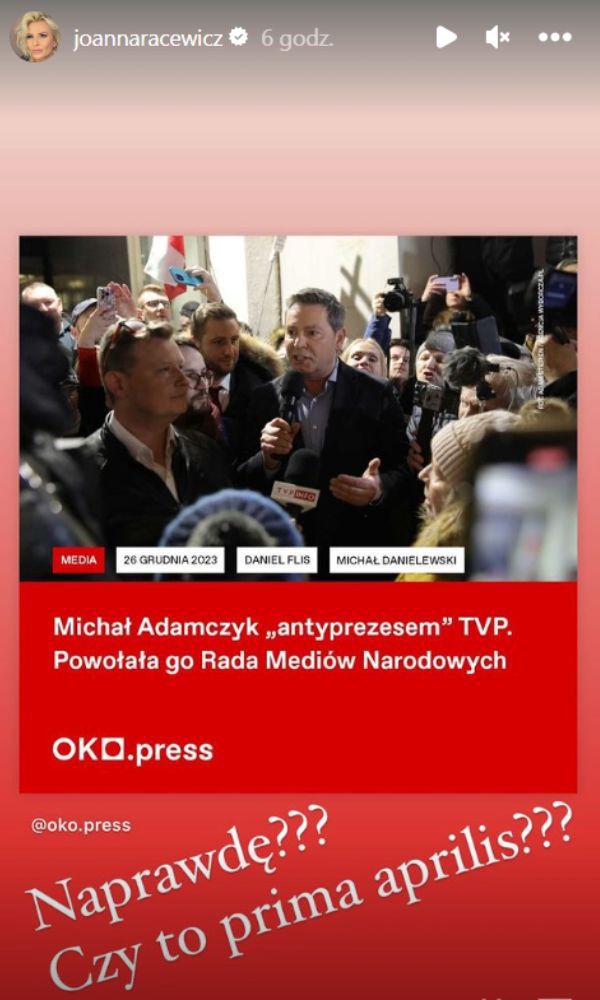 Joanna Racewicz nie gryzie się w język