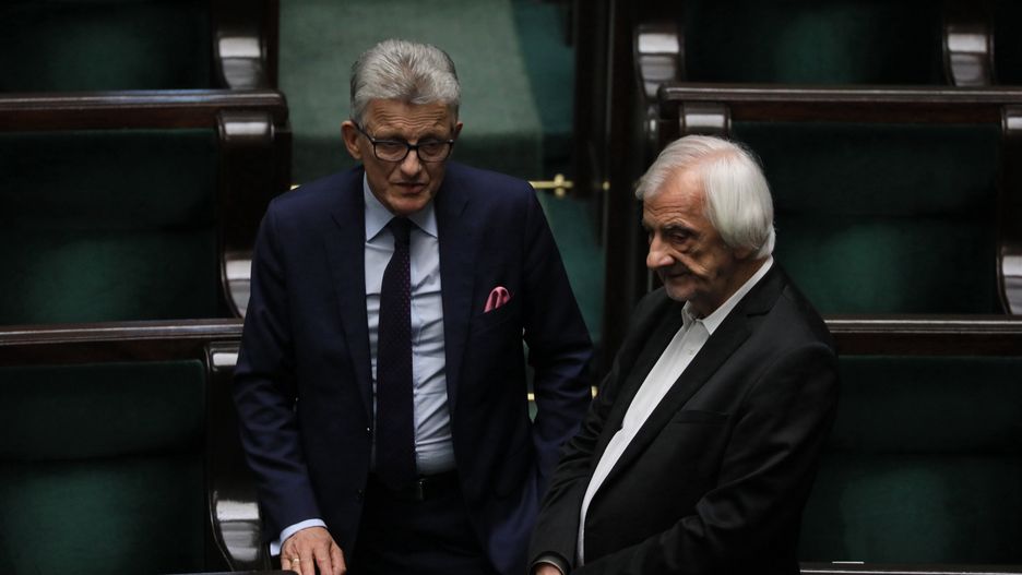 Na zdjęciu Stanisław Piotrowicz (po lewej) oraz Ryszard Terlecki (po prawej)