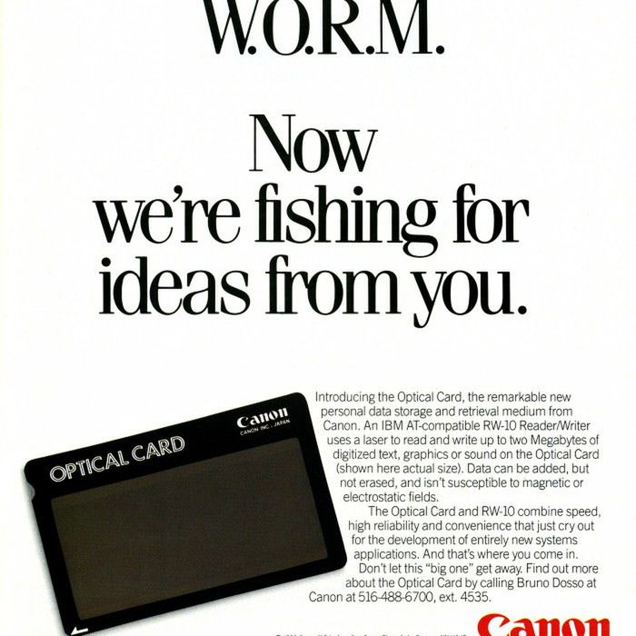 Canon Optical Card