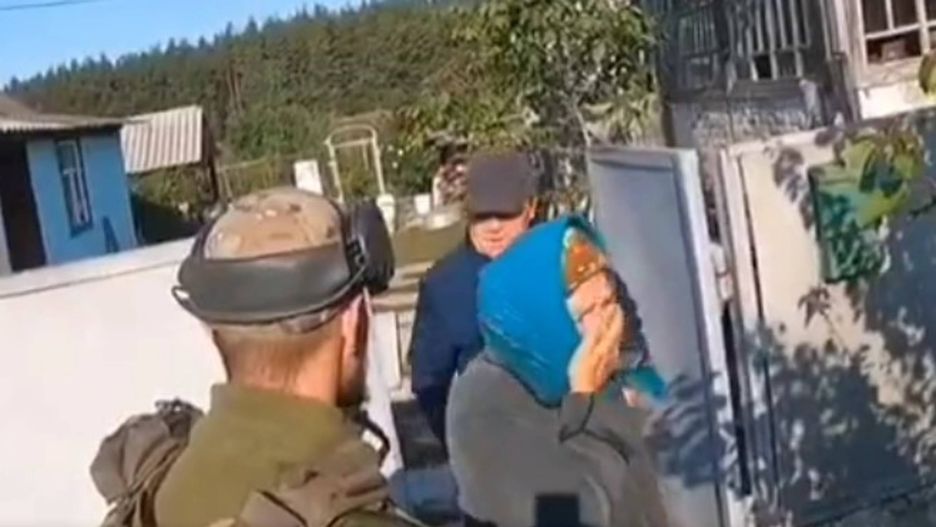 Powitanie ukraińskiego żołnierza