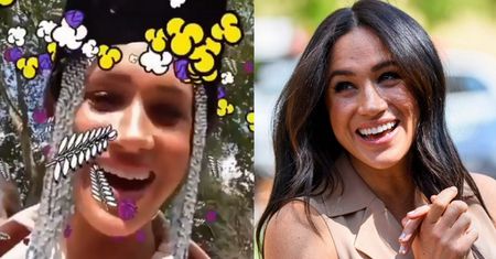 Uradowana Meghan Markle ekscytuje się filtrem na Instagramie. Wyciekło przypadkowe nagranie (WIDEO)